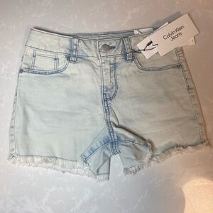 Calvin Klein Light Wash Jean Shorts
